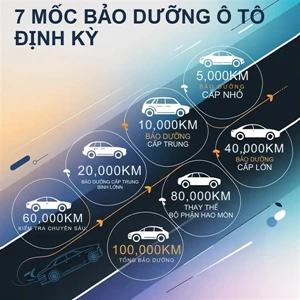 7 Mốc Bảo Dưỡng Xe Ô Tô Định Kỳ: Lịch Trình, Hạng Mục Và Chi Phí Tham Khảo