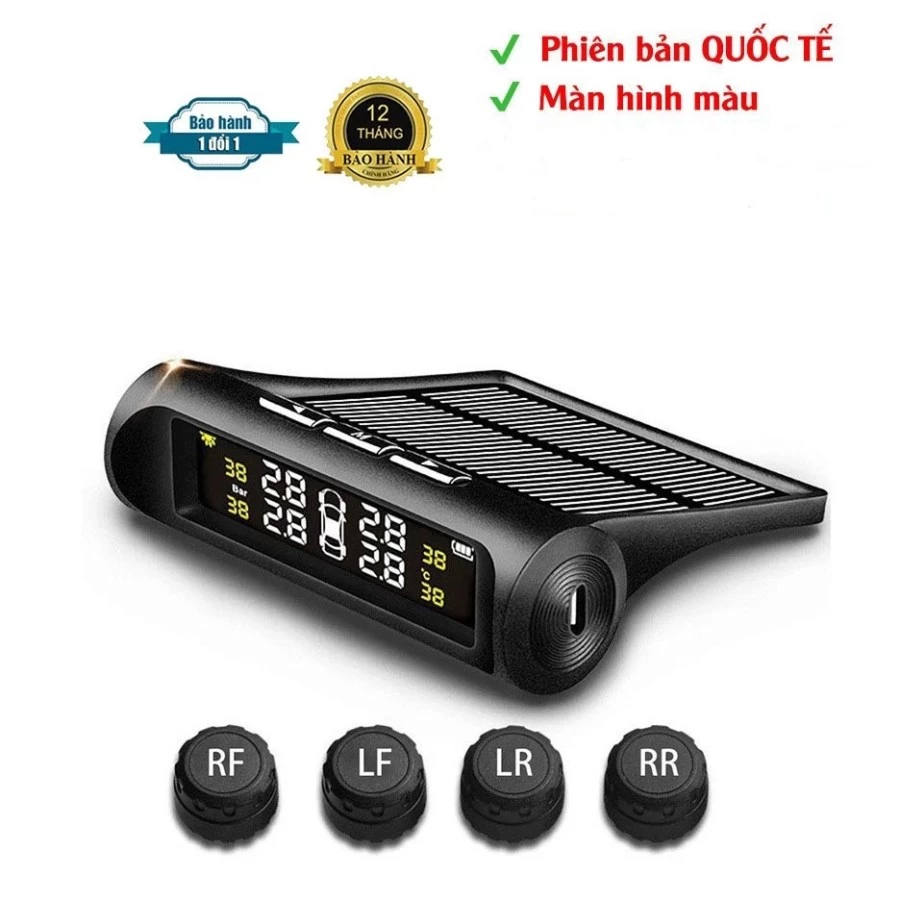 Cảm biến lốp van ngoài TPMS, Màn hình LED, thiết kế nhỏ gọn