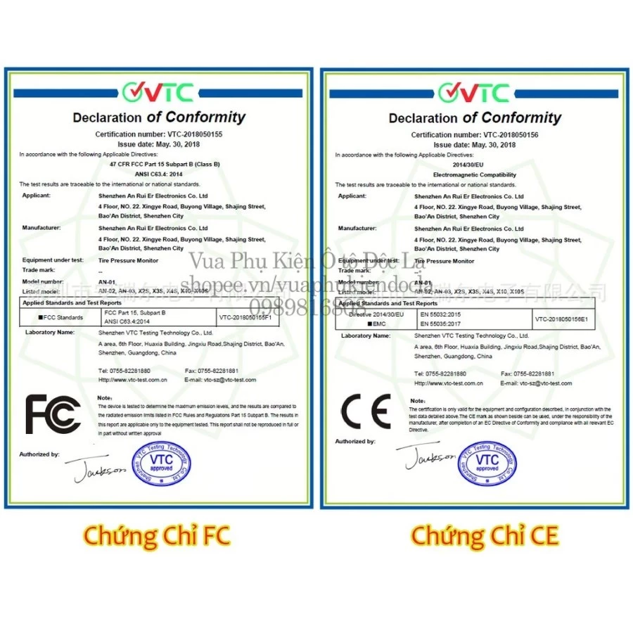 Cảm biến lốp van ngoài TPMS, Màn hình LED, thiết kế nhỏ gọn