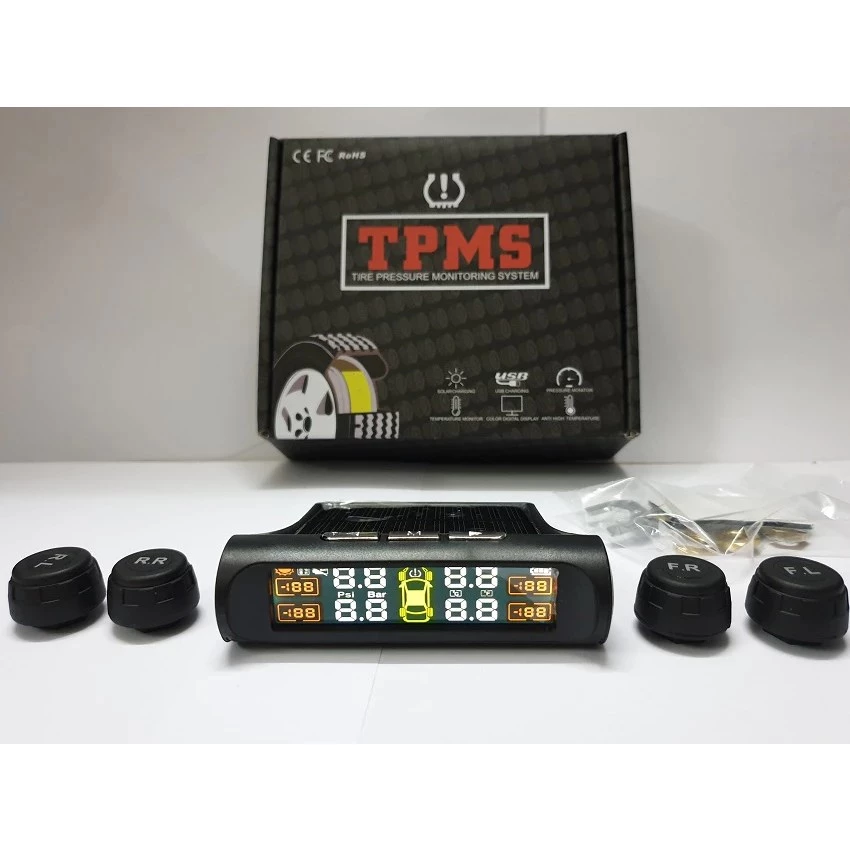 Cảm biến lốp van ngoài TPMS, Màn hình LED, thiết kế nhỏ gọn