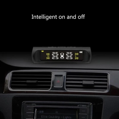 Cảm Biến Xe TPMS Năng Lượng Mặt Trời - Màn Hình Kỹ Thuật Số