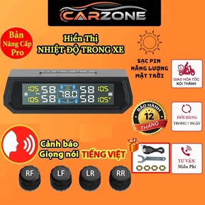 Cảm Biến Áp Suất Lốp - Cảnh Báo Giọng Nói Tiếng Việt