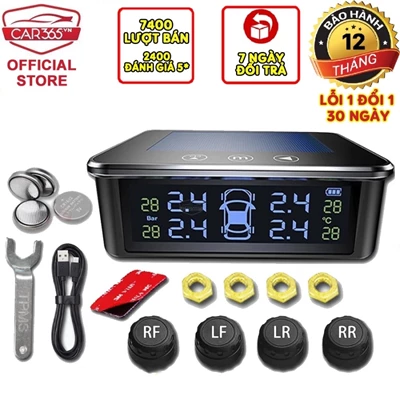 Cảm biến áp suất lốp ô tô van ngoài - thương hiệu Car365