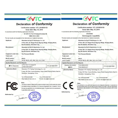 Cảm biến áp suất lốp TPMS Carcare màn hình led màu van ngoài