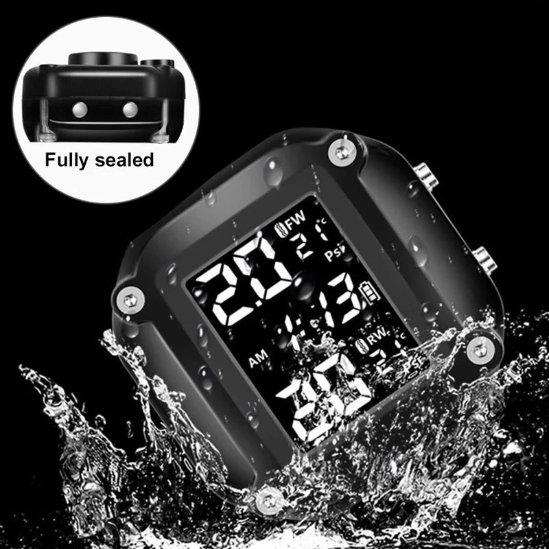 Đồng hồ đo áp suất lốp xe máy TPMS chính hãng 