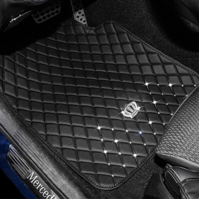 Thảm Trải Sàn Chất Liệu Da Sang Trọng Hoạ Tiết Lấp Lánh