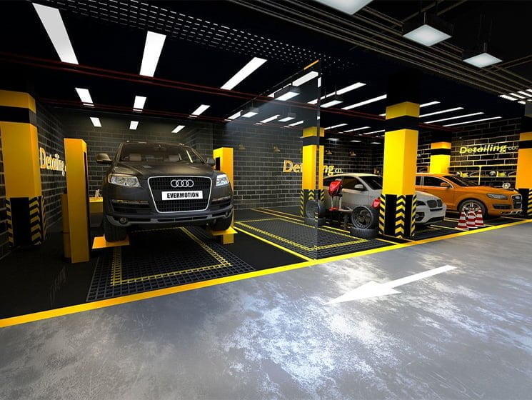 Garage uy tín luôn có trang thiết bị chuyên nghiệp
