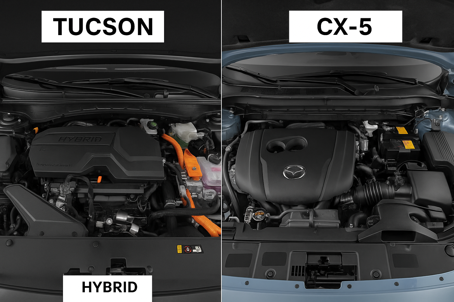 So sánh động cơ Huyndai Tucson và Mazda Cx5