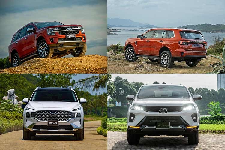 So Sánh Ford Everest Titanium 2.0 AT 4x2 Với Đối Thủ 