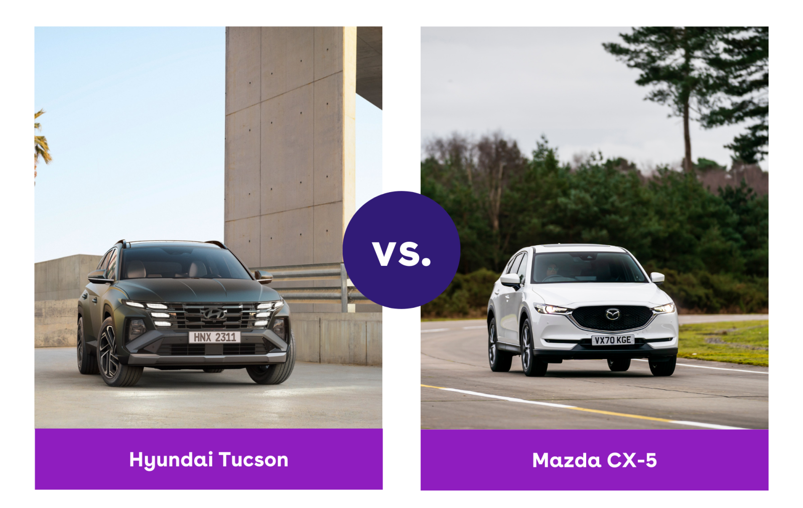 So sánh Huyndai Tucson và Mazda Cx5