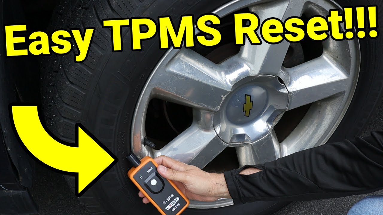 Reset cảm biến áp suất lốp