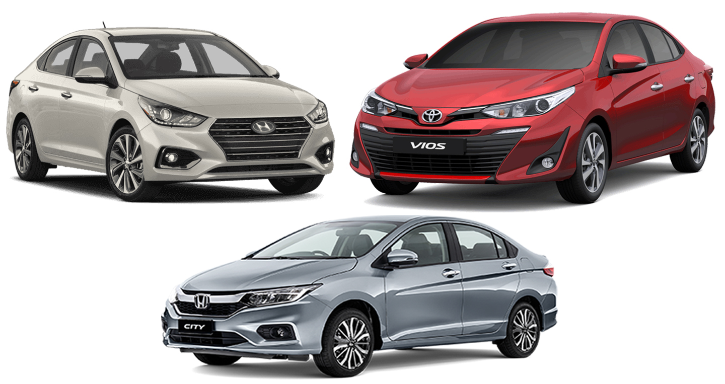 Top 3 xe Sedan hạng B bán chạy nhất
